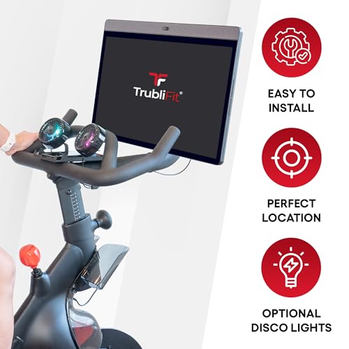 Dual Bike Fans with All Metal Phone Holder for Indoor Cycling