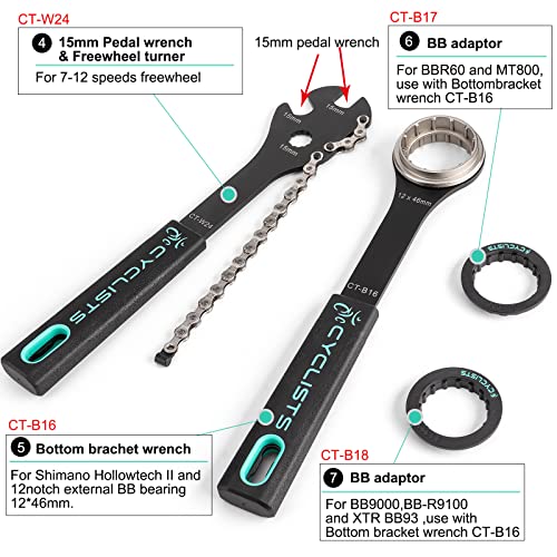 27 Piece Bicycle Maintenance and Repair Tool Kit with Storage Case