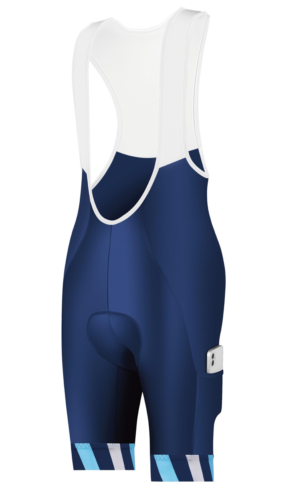 Mens 4D Padded Anti Chafe Compression Cycling Bib Shorts