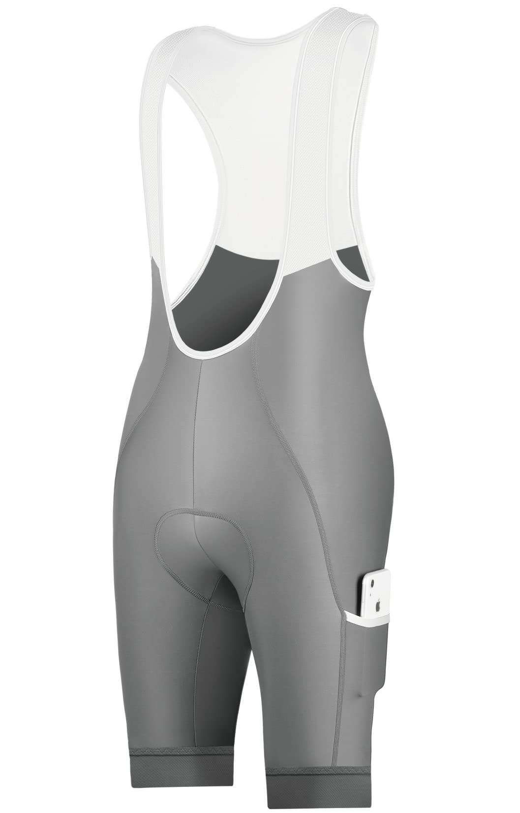Mens 4D Padded Anti Chafe Compression Cycling Bib Shorts