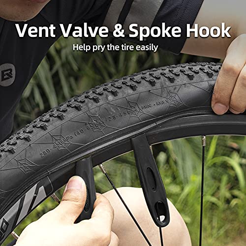 Portable 20 in 1 Folding Bike Multitool with Allen Wrench and Tire Levers