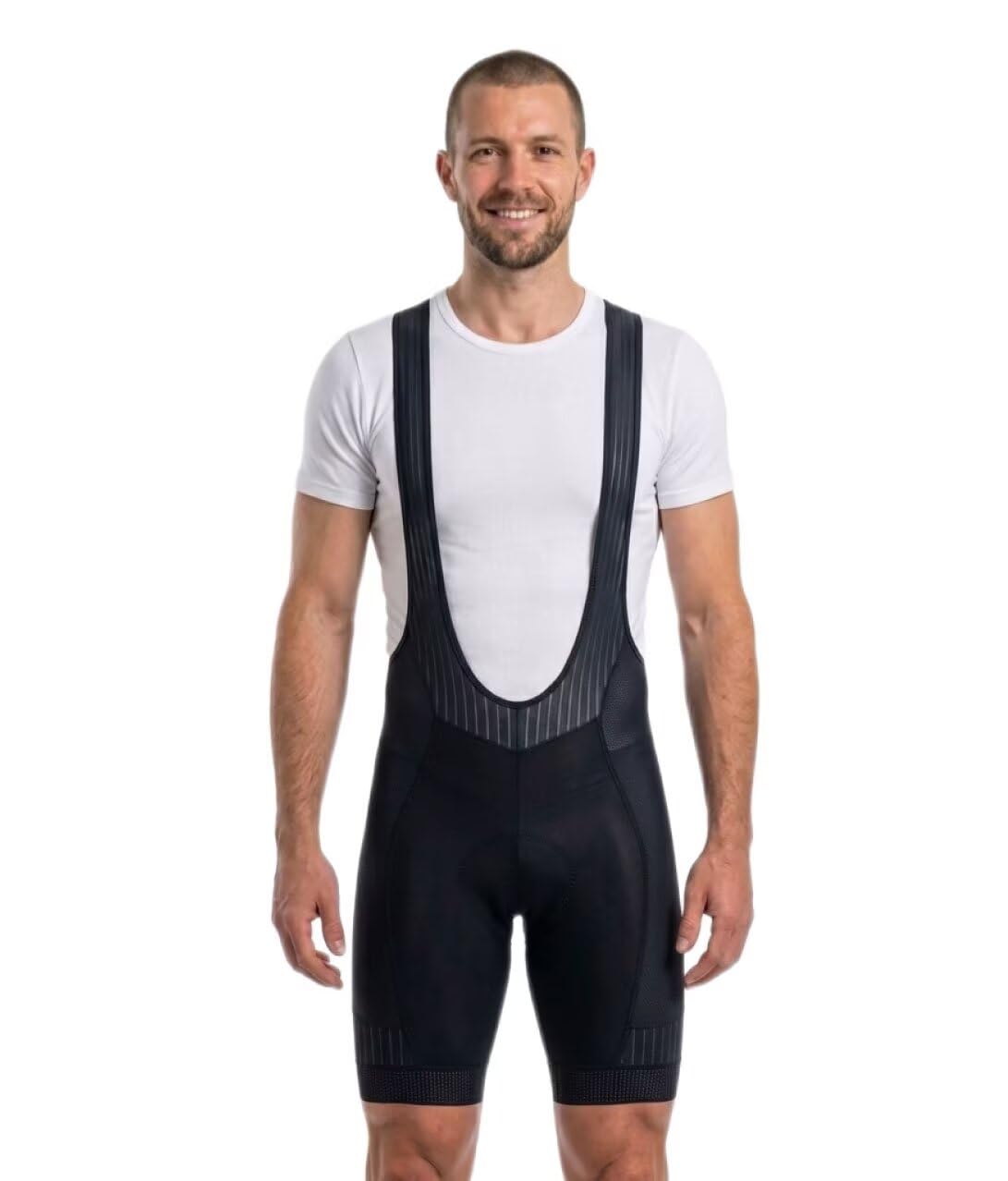 Mens 4D Padded Anti Chafe Compression Cycling Bib Shorts