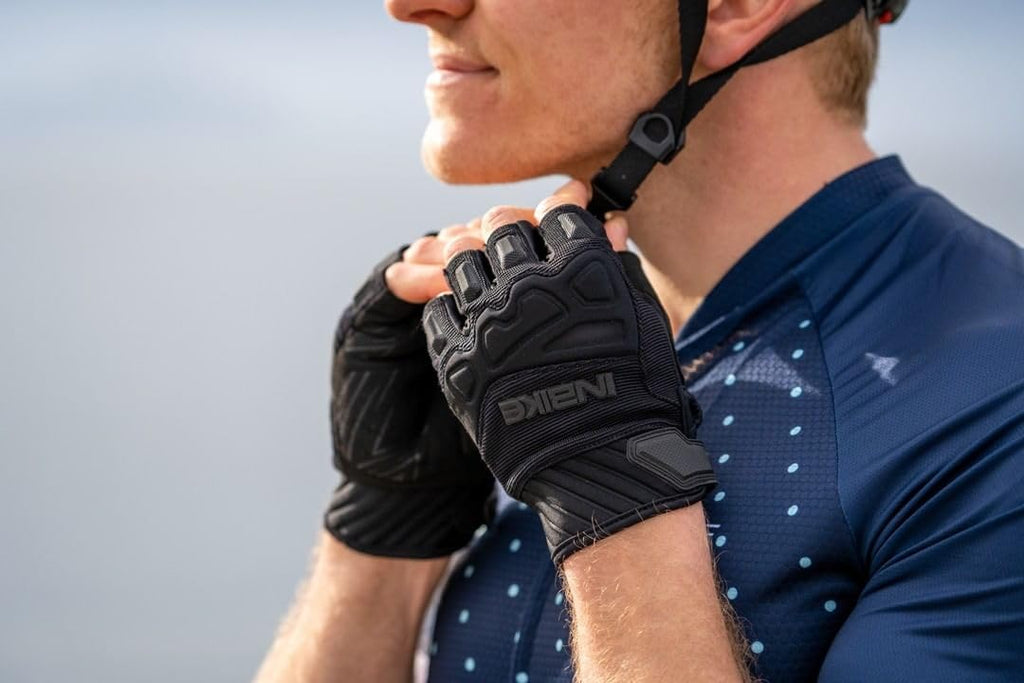 Breathable Fingerless Cycling Gloves for Road and Mountain Biking