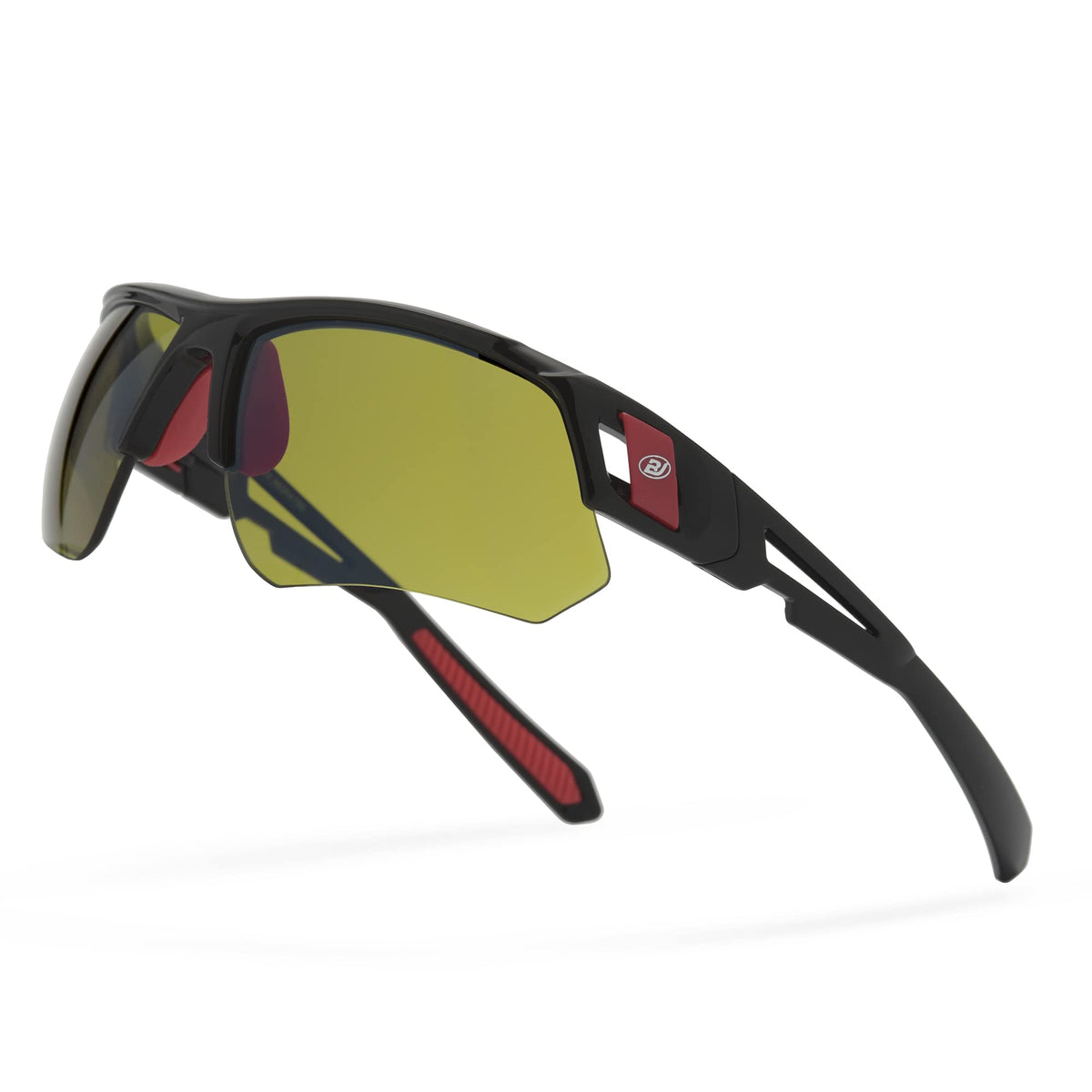 Wrap Semi Rimless Sports Sunglasses with UV400 Protection