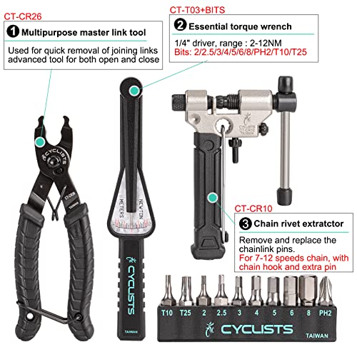 27 Piece Bicycle Maintenance and Repair Tool Kit with Storage Case