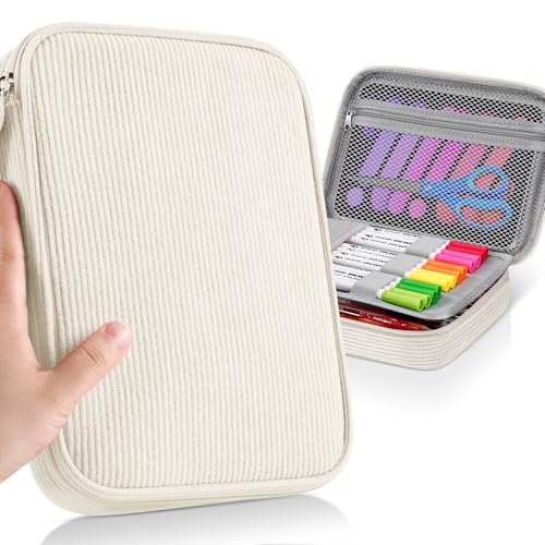 Large Capacity Pencil Case Organizer for Pens Pencils and Accessories