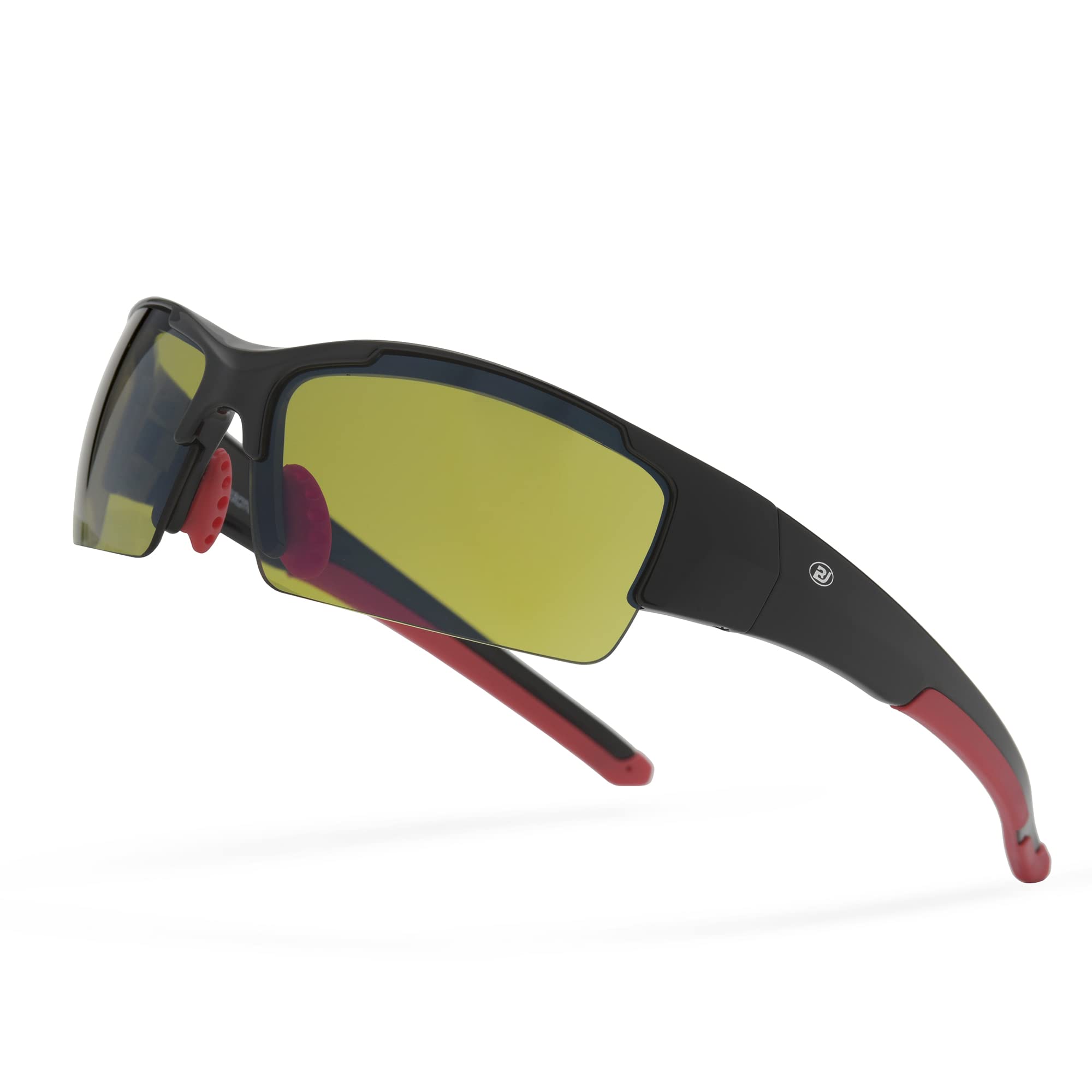 Wrap Semi Rimless Sports Sunglasses with UV400 Protection
