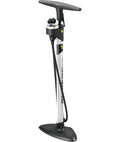 High Pressure Bicycle Floor Pump with Gauge for Road MTB and Gravel Bikes