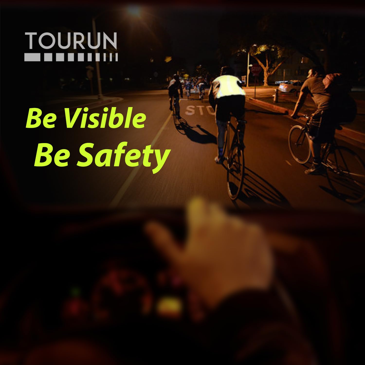 Reflective Running Safety Vest with Pocket for Night Cycling and Walking