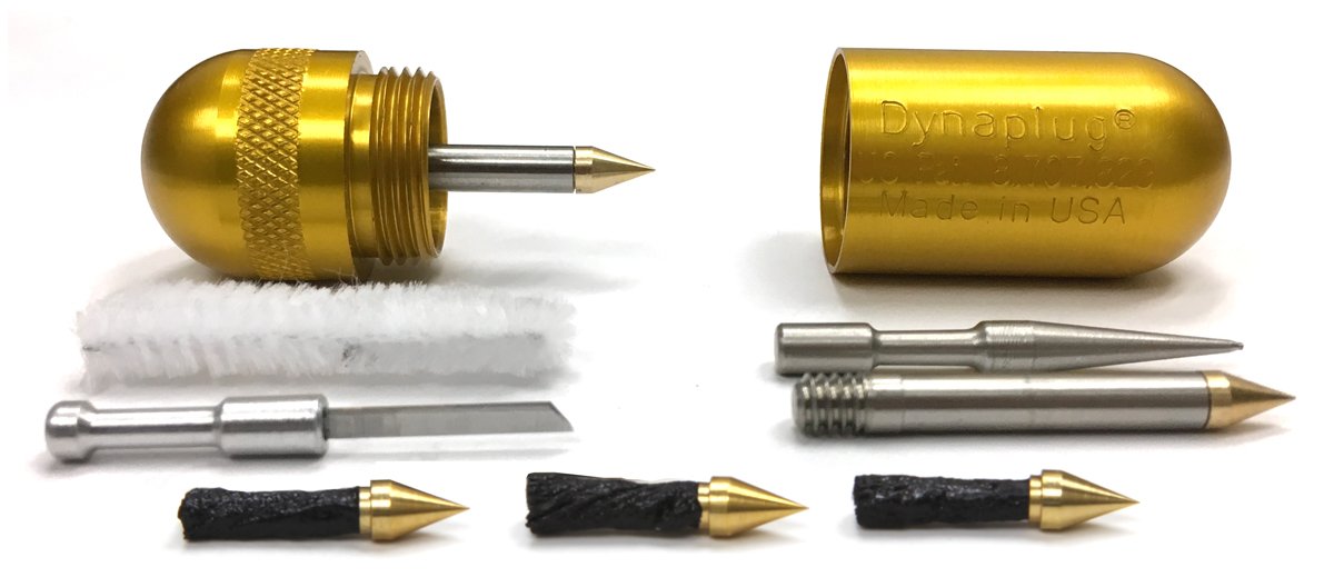Compact Tubeless Bike Tire Puncture Repair Kit with 10 Plugs