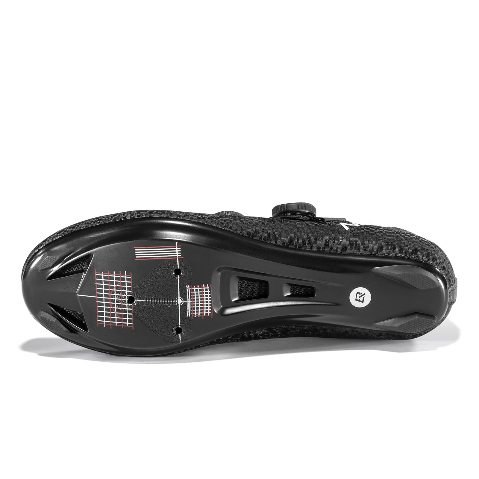 Unisex Breathable Clipless Road Cycling Shoes with Dual Dial Closure