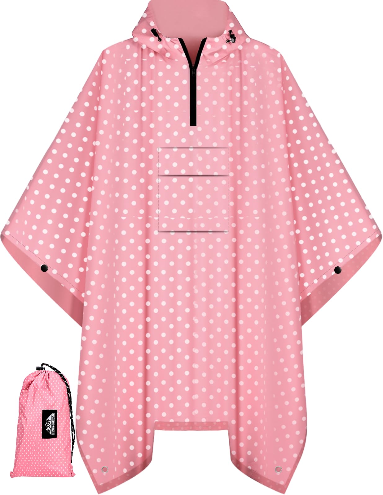 Waterproof 3 in 1 Rain Poncho and Ground Mat for Adults and Youth