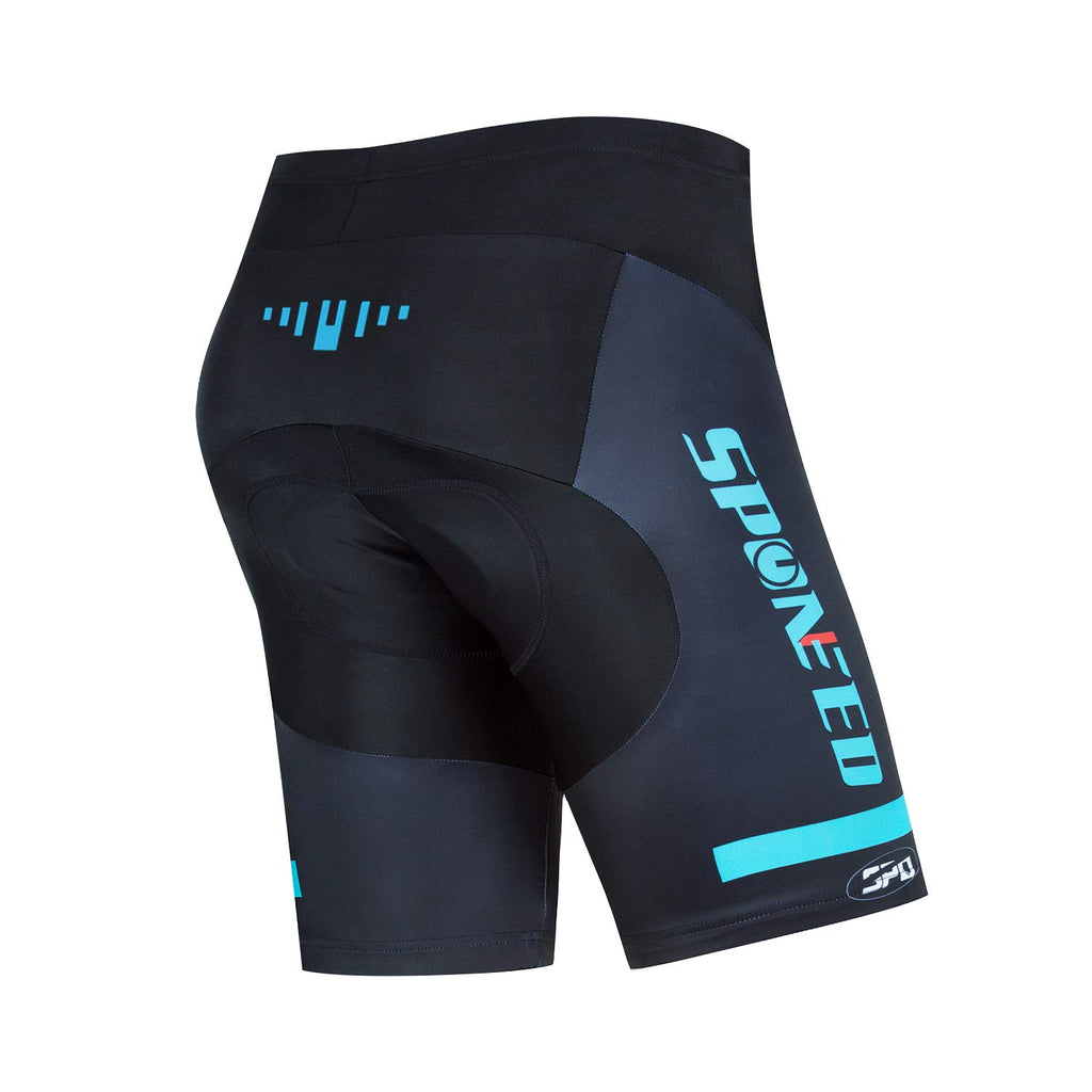 Mens Short Sleeve Cycling Jersey and Padded Road Bike Shorts