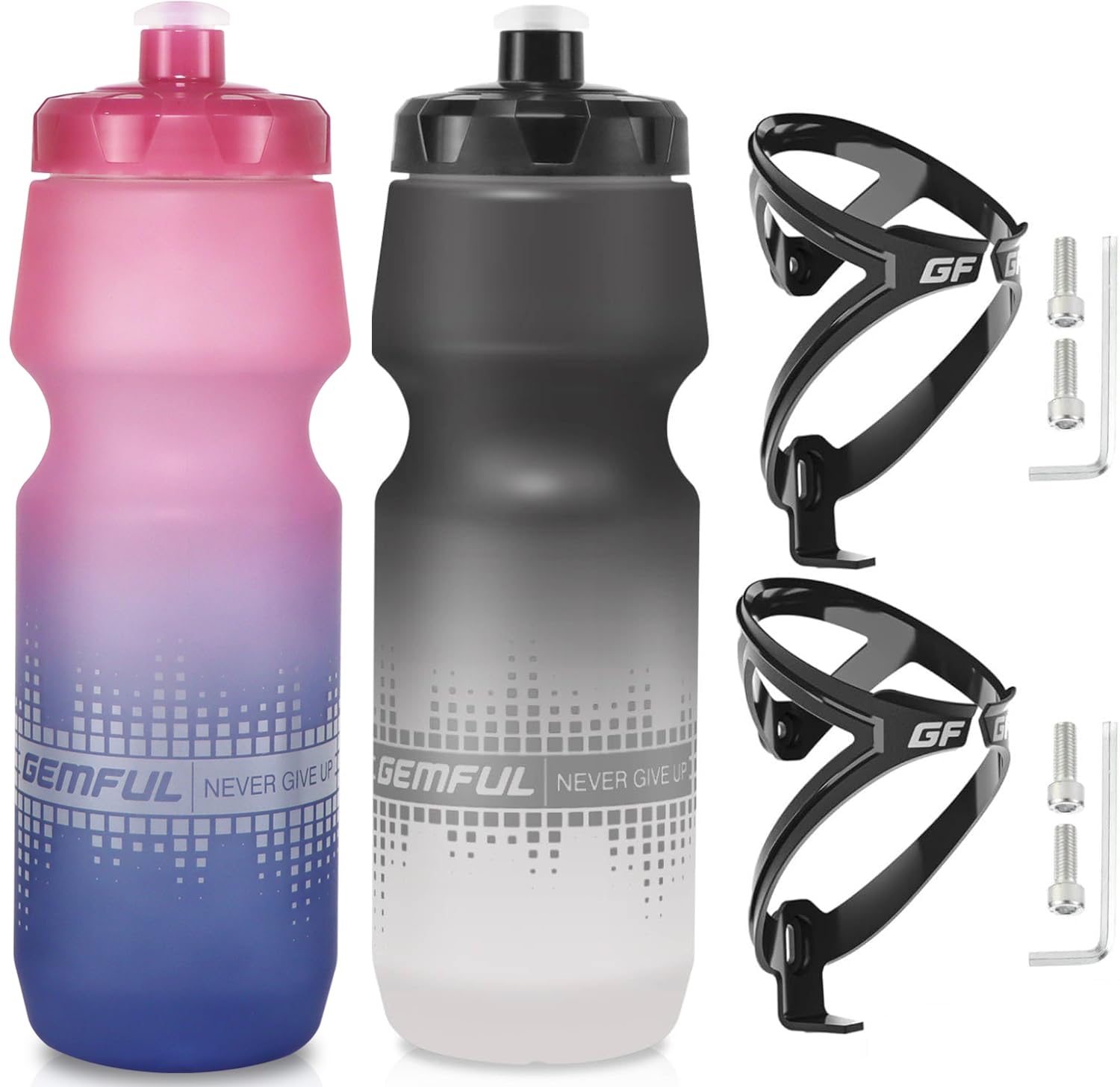 Leakproof 750ml BPA Free Squeeze Bike Water Bottle for Road and MTB