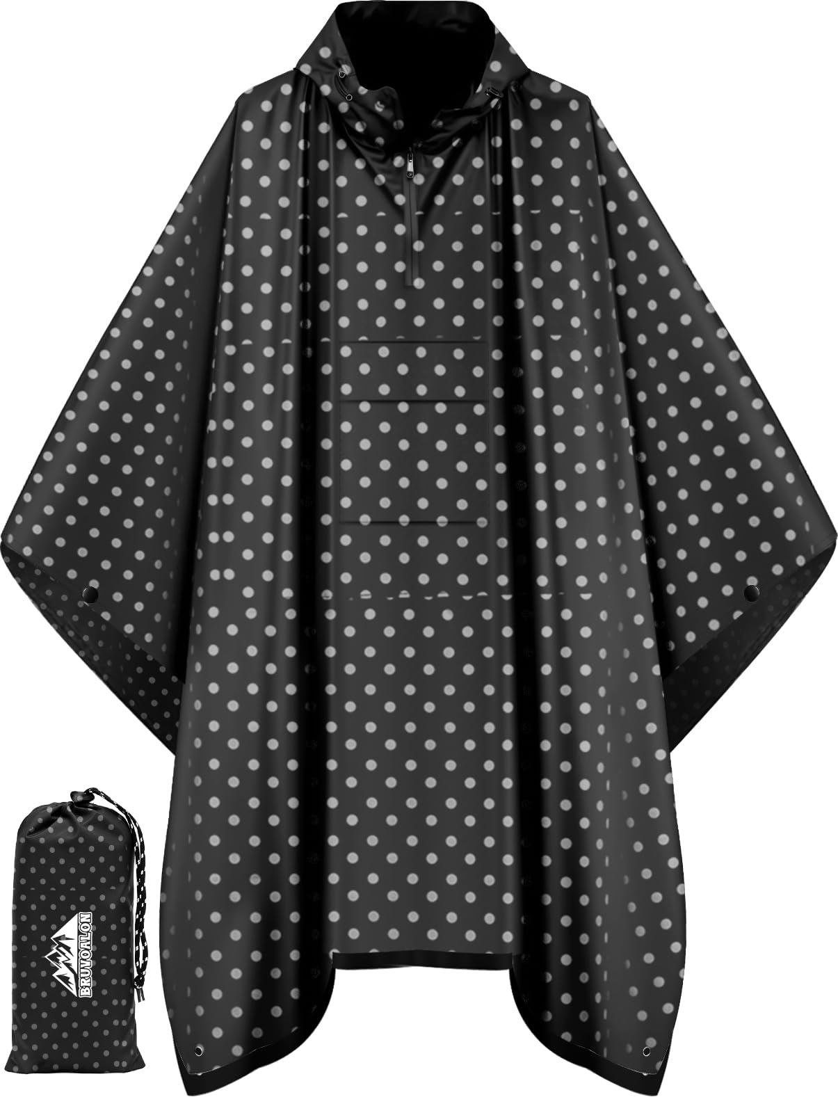 Waterproof 3 in 1 Rain Poncho and Ground Mat for Adults and Youth