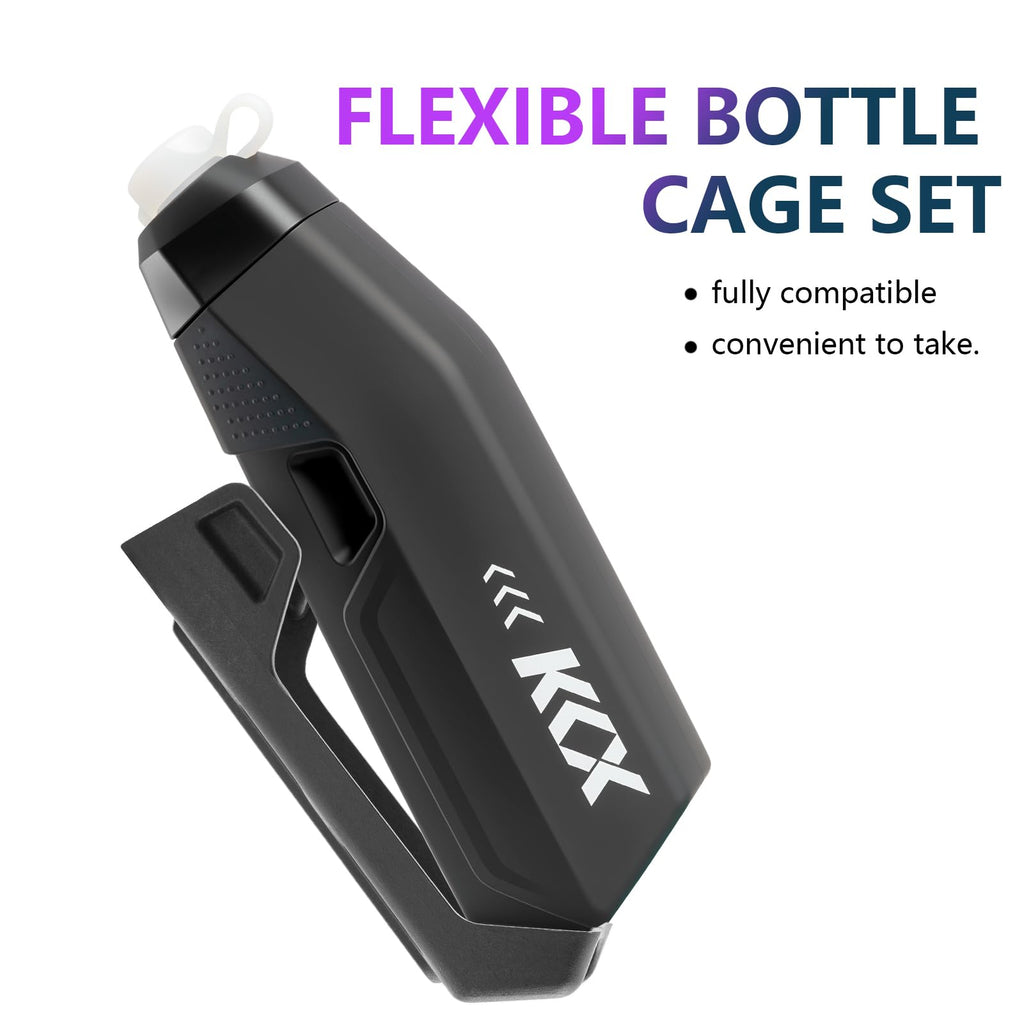 Aerodynamic 610ml BPA Free Road Bike Water Bottle and Cage Set