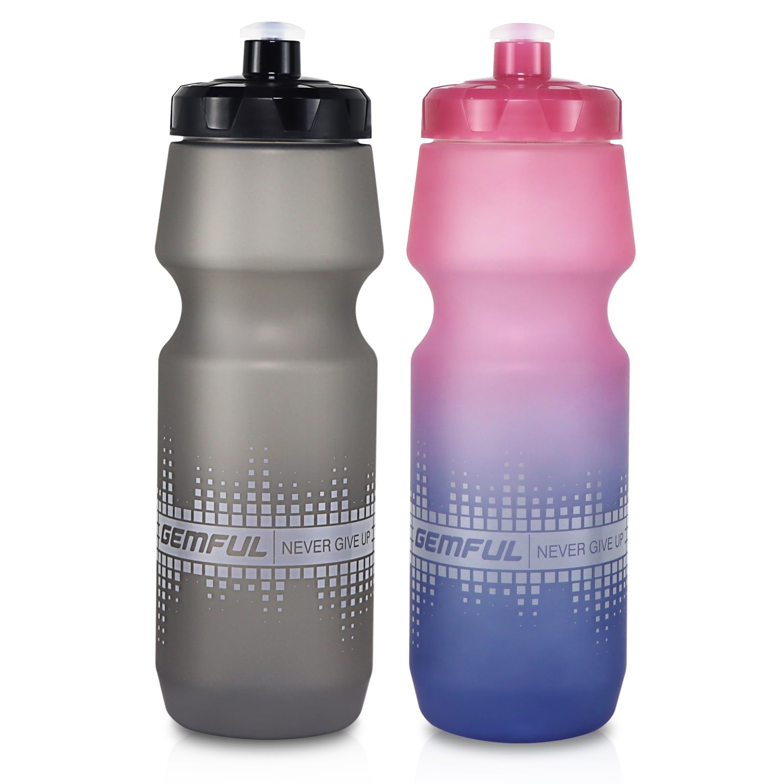 Leakproof 750ml BPA Free Squeeze Bike Water Bottle for Road and MTB