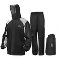 Mens Breathable Waterproof Motorcycle Rain Suit with Jacket and Pants