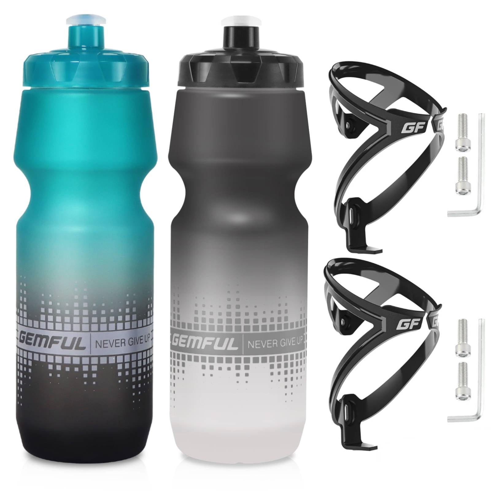 Leakproof 750ml BPA Free Squeeze Bike Water Bottle for Road and MTB