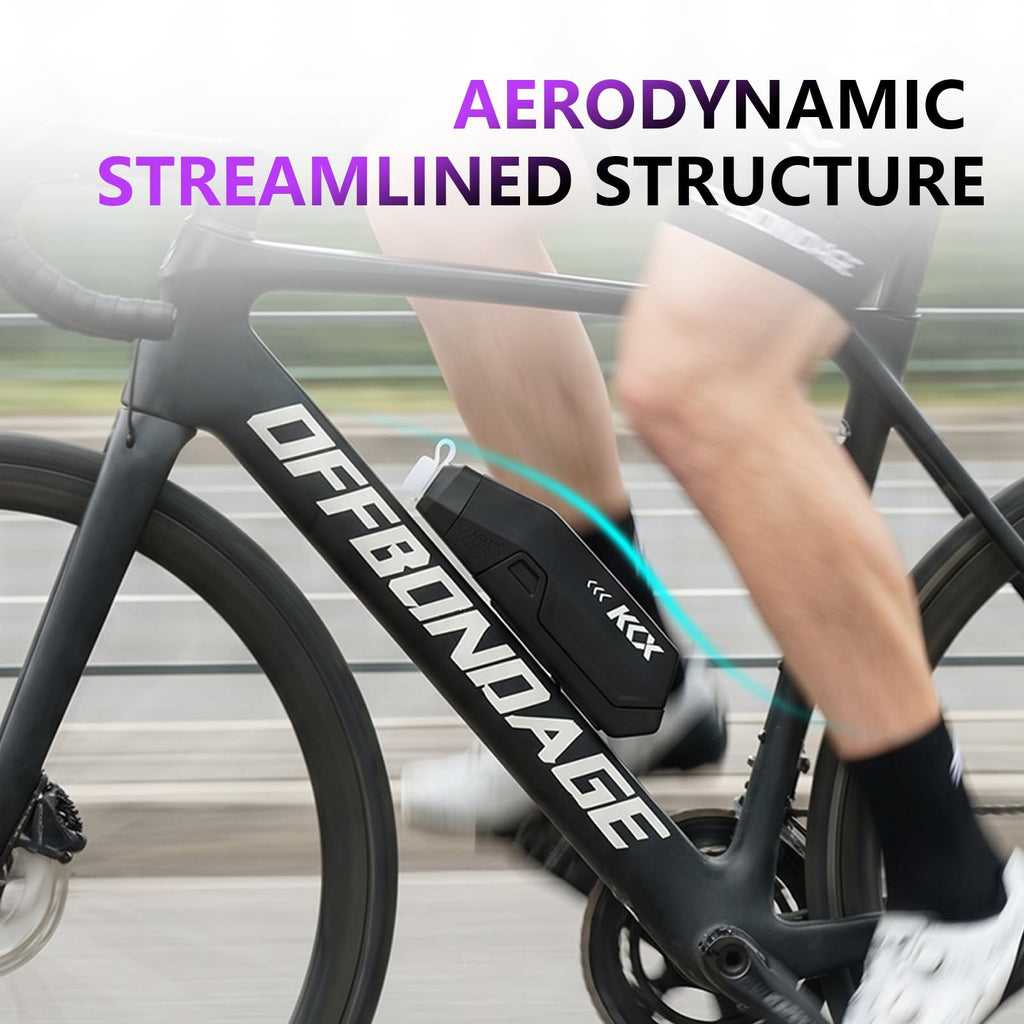 Aerodynamic 610ml BPA Free Road Bike Water Bottle and Cage Set