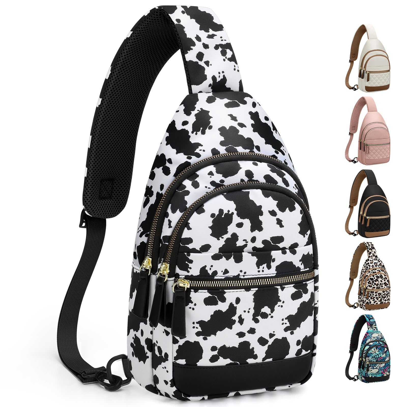 Waterproof Convertible Sling Crossbody Fanny Pack for Women and Men Travel
