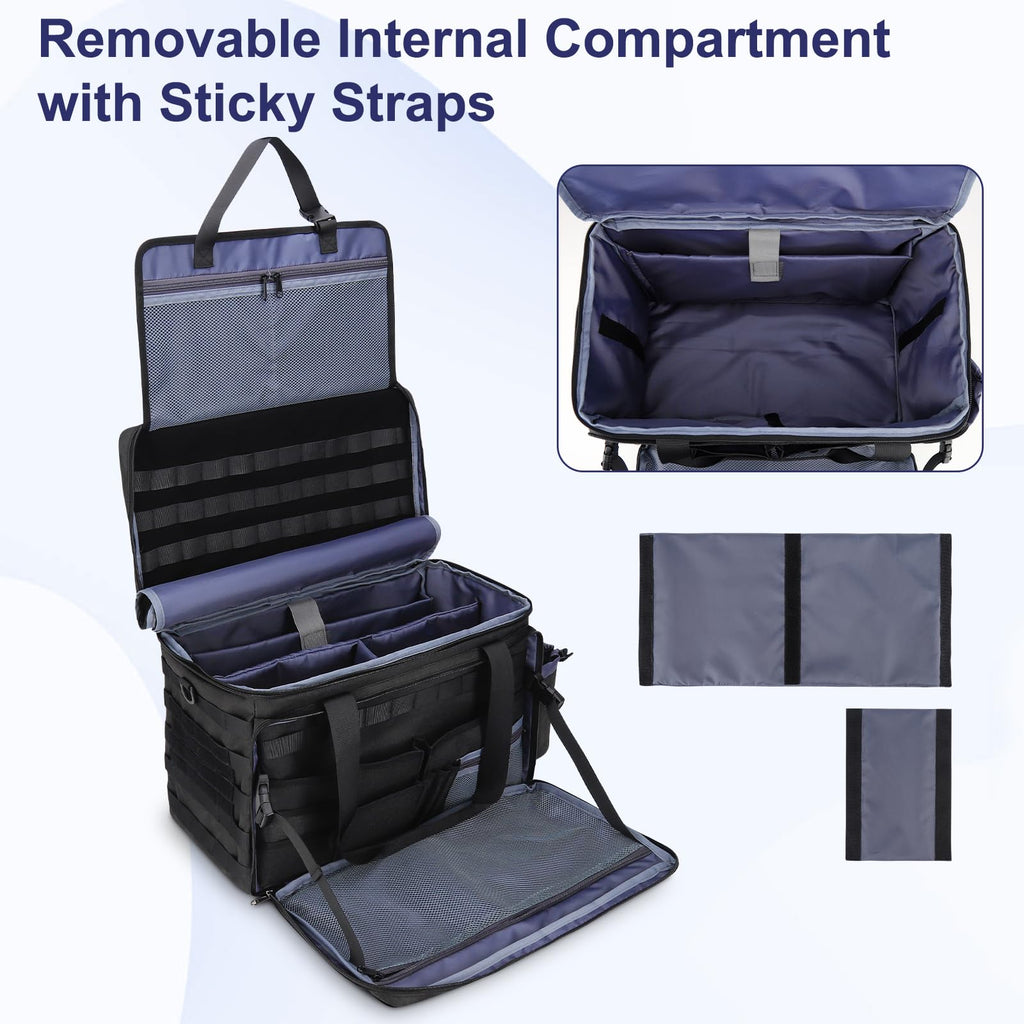 Law Enforcement Patrol Bag and Front Seat Organizer for Police Gear