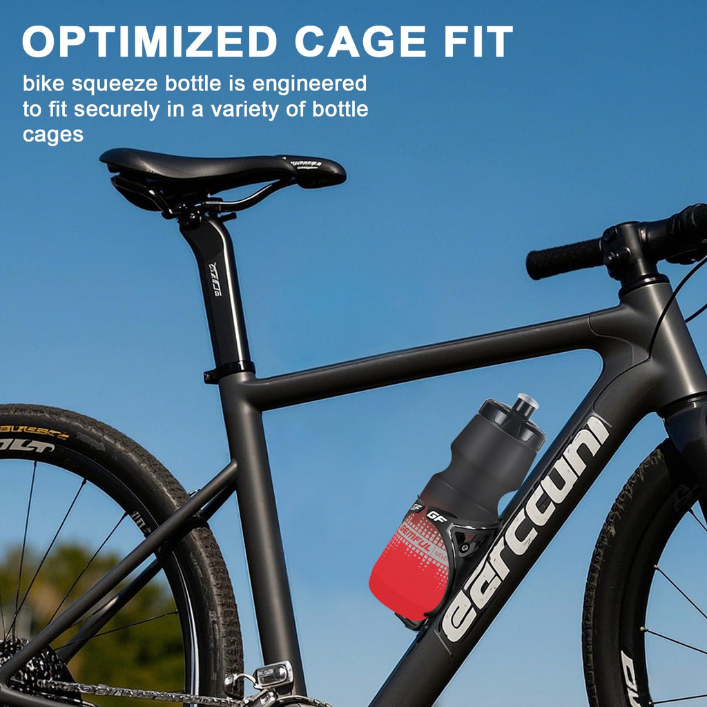 Leakproof 750ml BPA Free Squeeze Bike Water Bottle for Road and MTB
