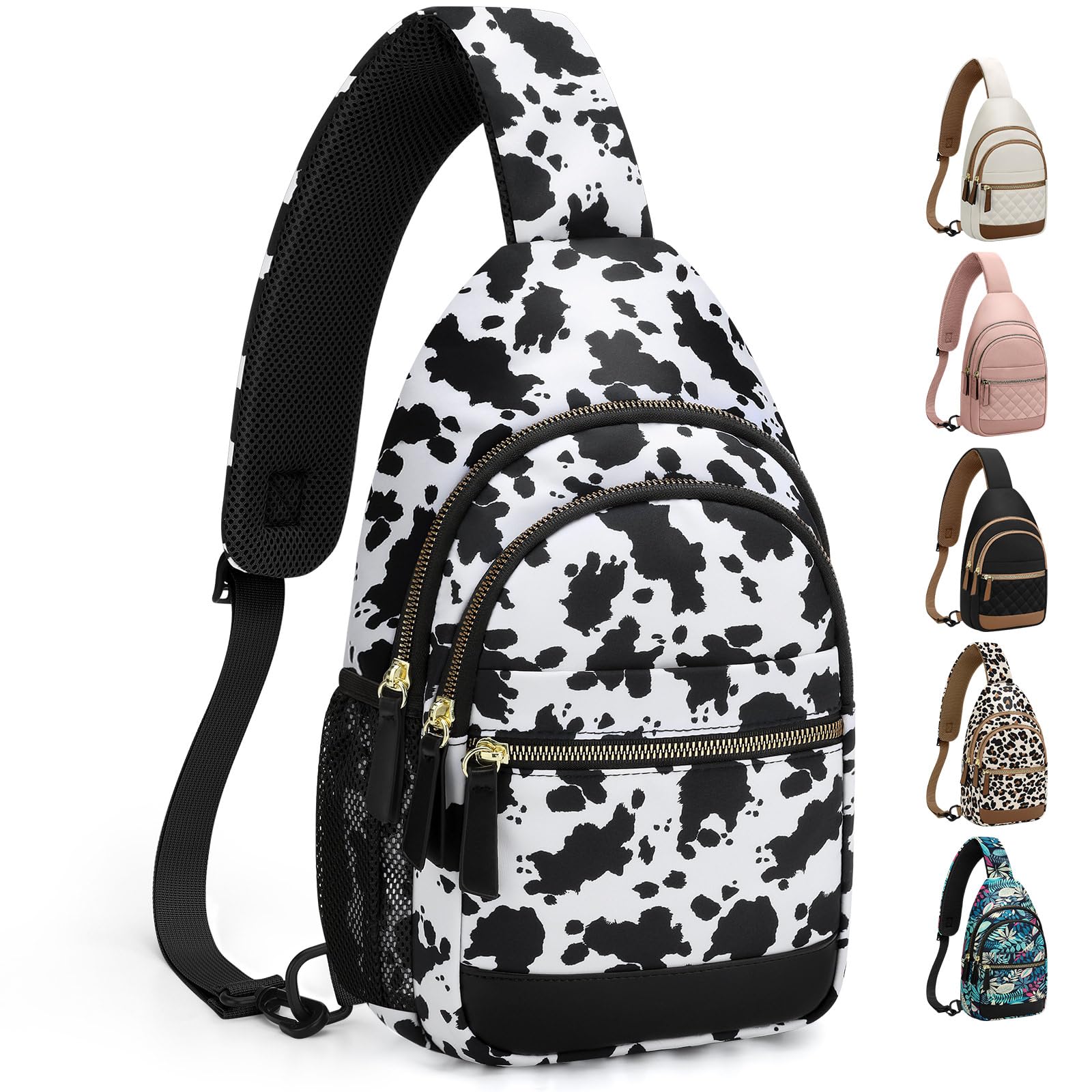 Waterproof Convertible Sling Crossbody Fanny Pack for Women and Men Travel