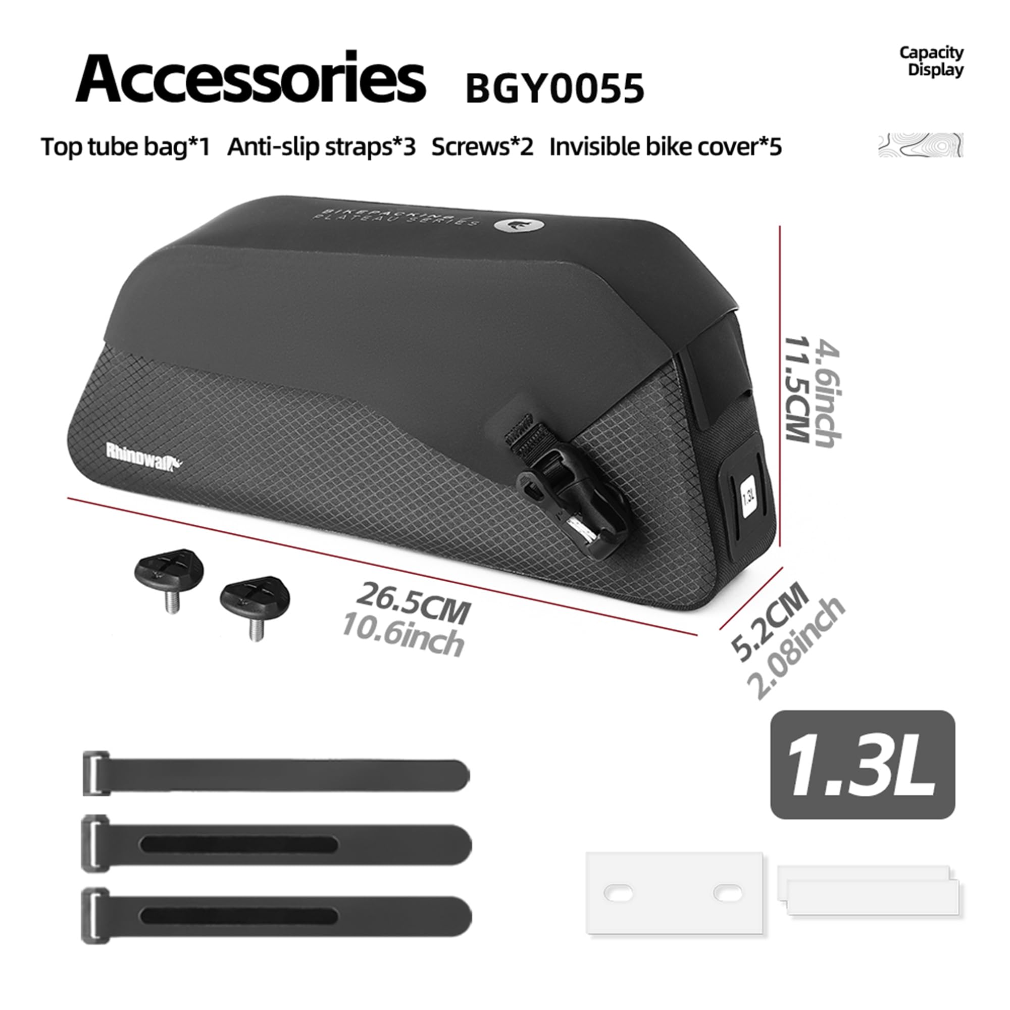 Waterproof Top Tube and Triangle Frame Bags for Road Gravel Mountain Bikes