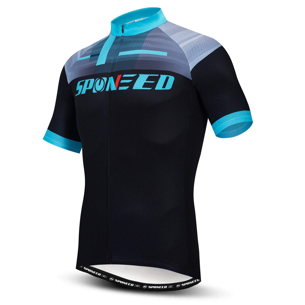 Mens Short Sleeve Cycling Jersey and Padded Road Bike Shorts