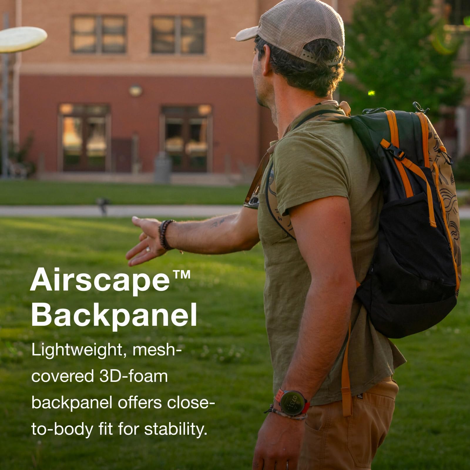 Everyday Laptop Backpack with Bottle Pockets and Compression Straps