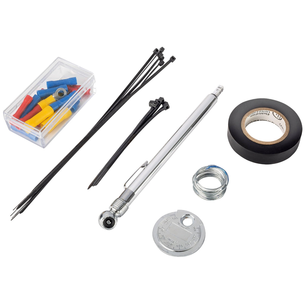 100 Piece Motorcycle Tool Kit with Roll Pouch for Roadside Travel