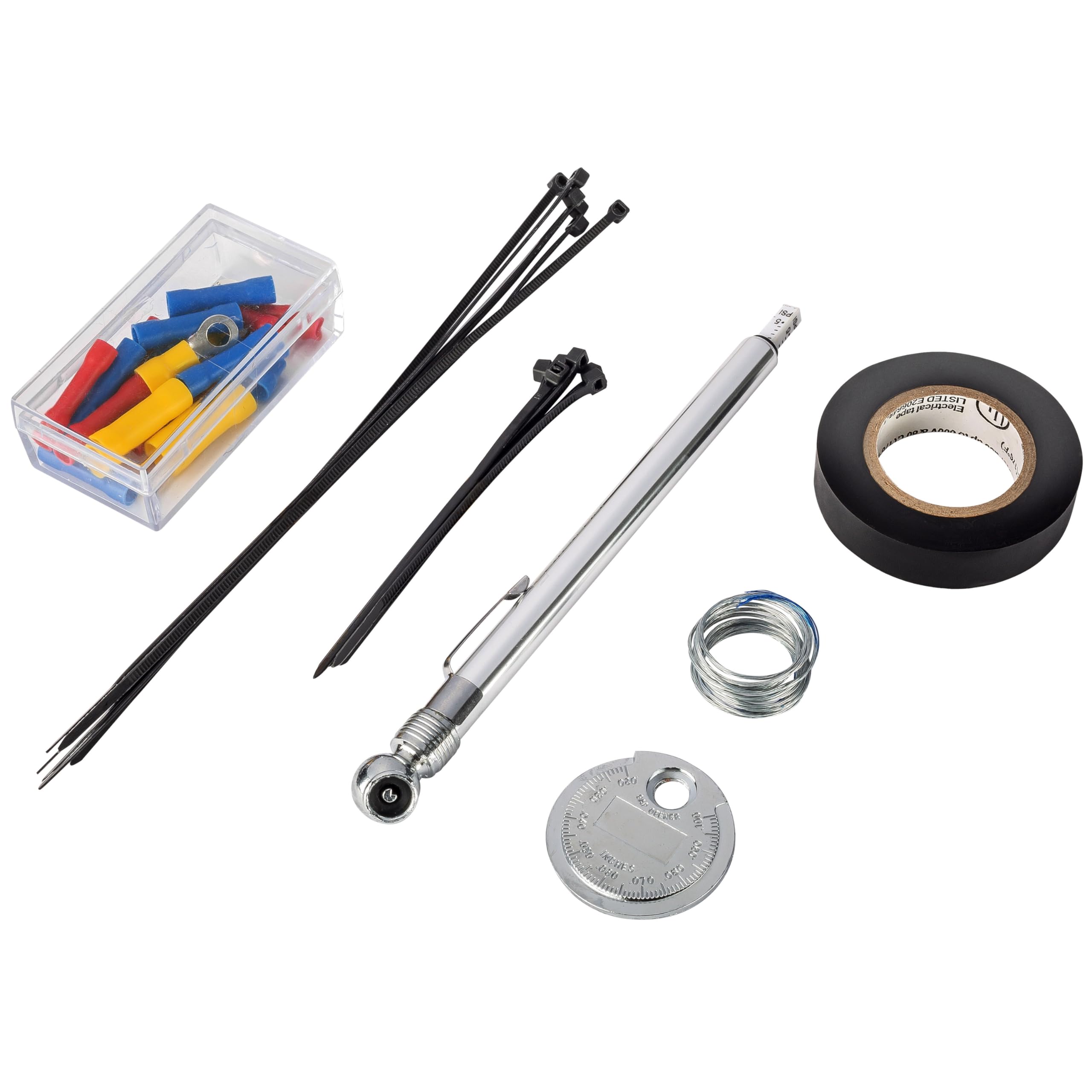 100 Piece Motorcycle Tool Kit with Roll Pouch for Roadside Travel