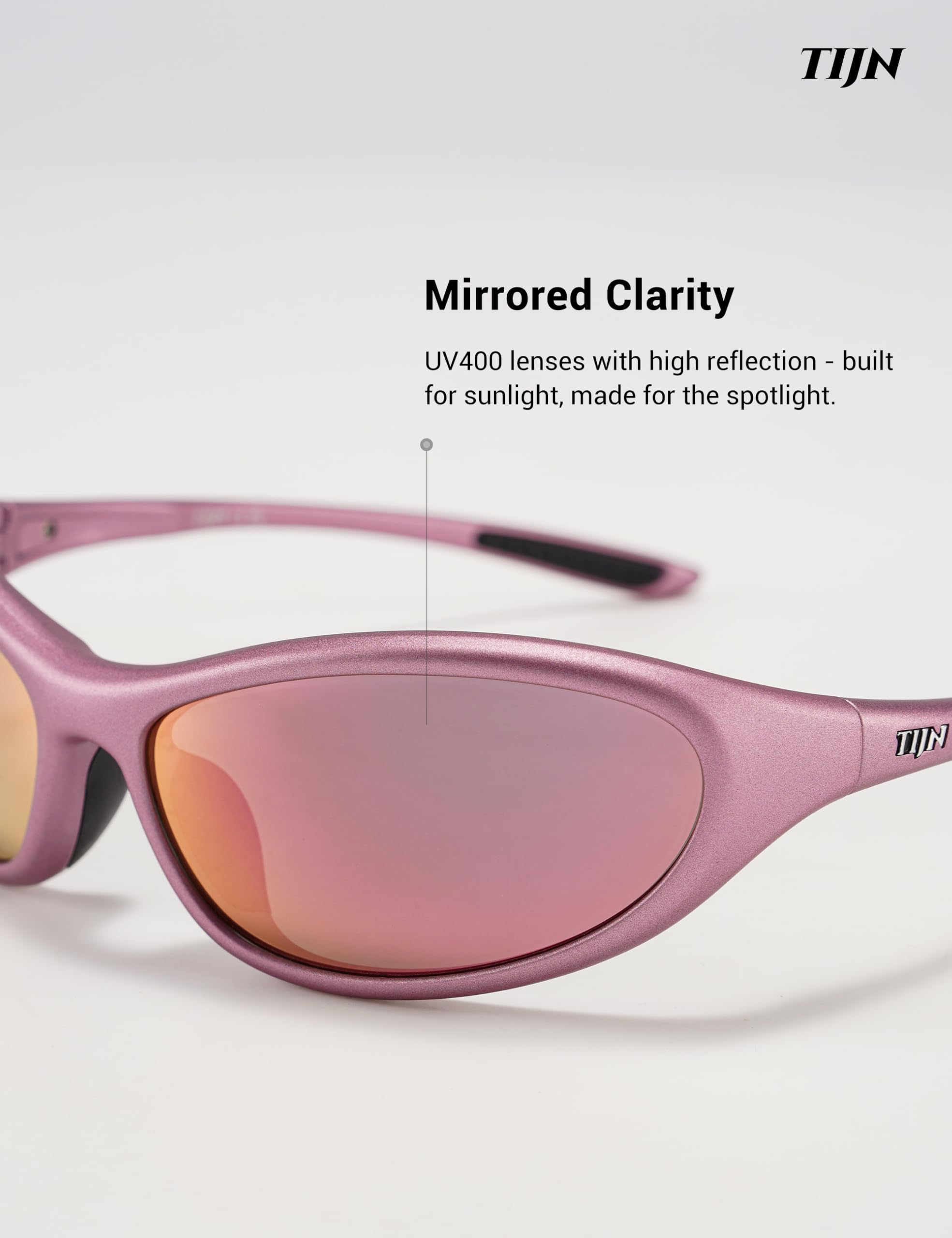 Wide Fit UV400 Wraparound Sports Sunglasses for Cycling and Running