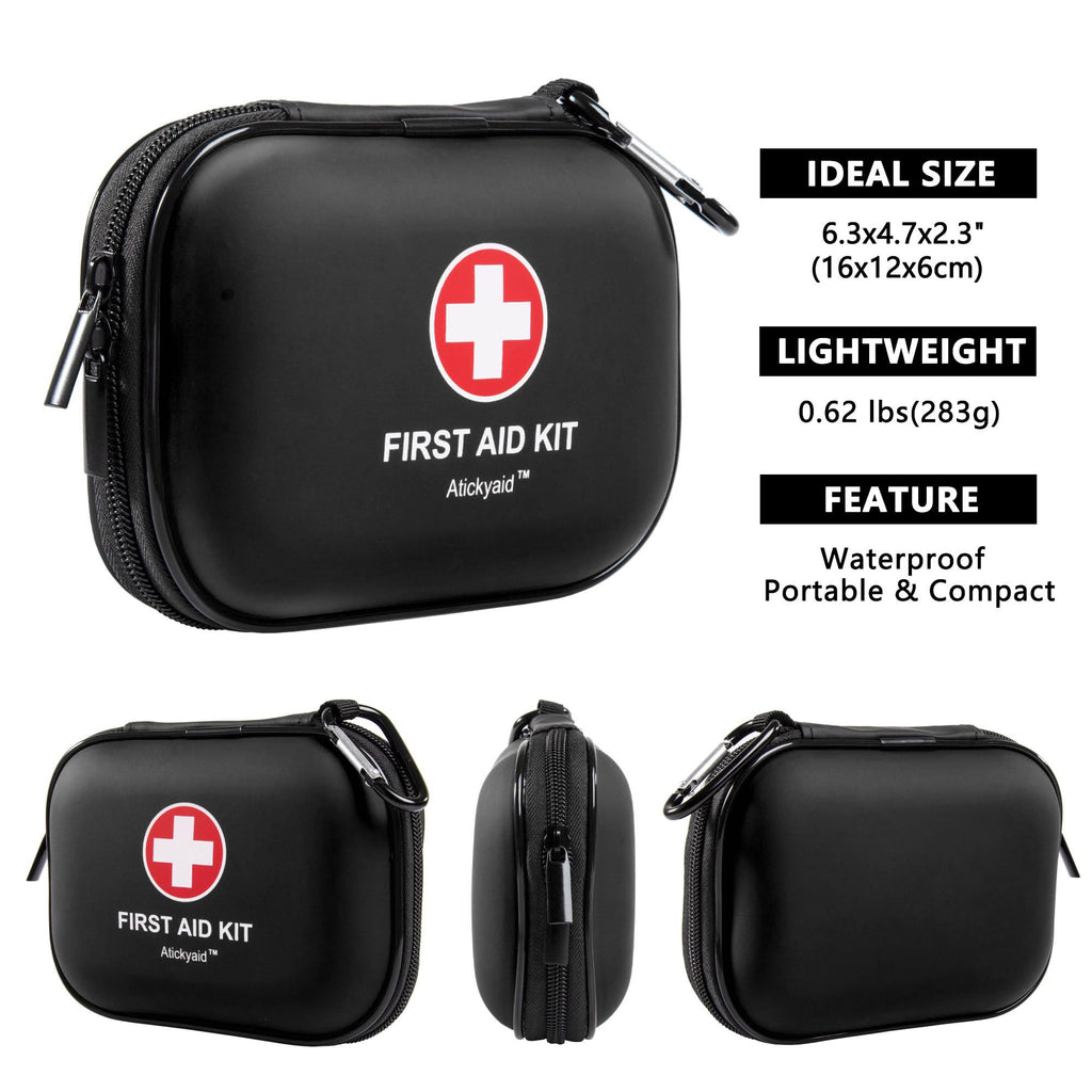 120 Piece Waterproof Mini First Aid Kit for Travel Camping Car and Home