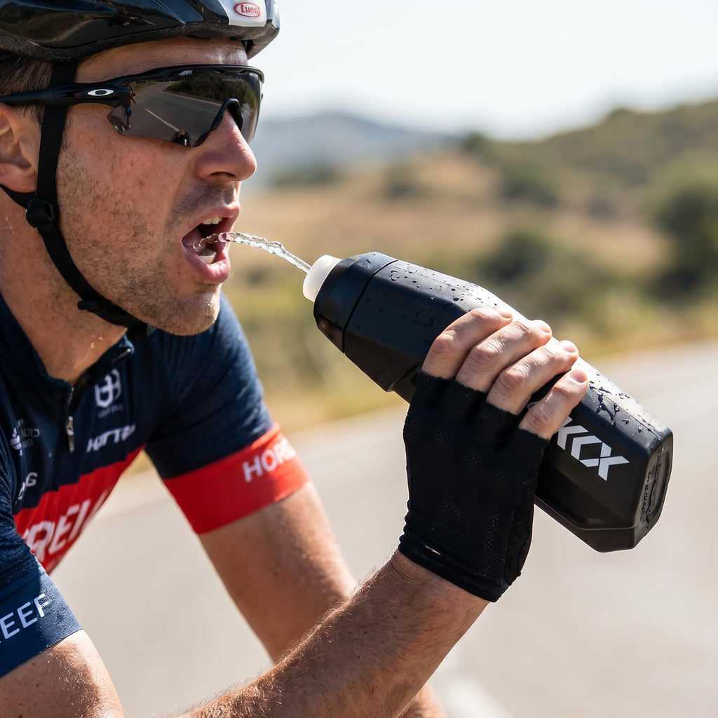Aerodynamic 610ml BPA Free Road Bike Water Bottle and Cage Set