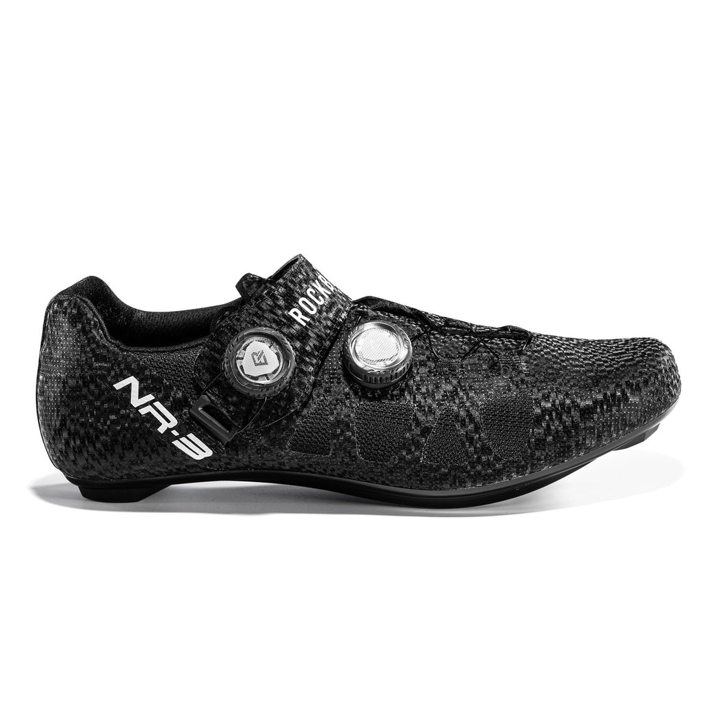 Unisex Breathable Clipless Road Cycling Shoes with Dual Dial Closure