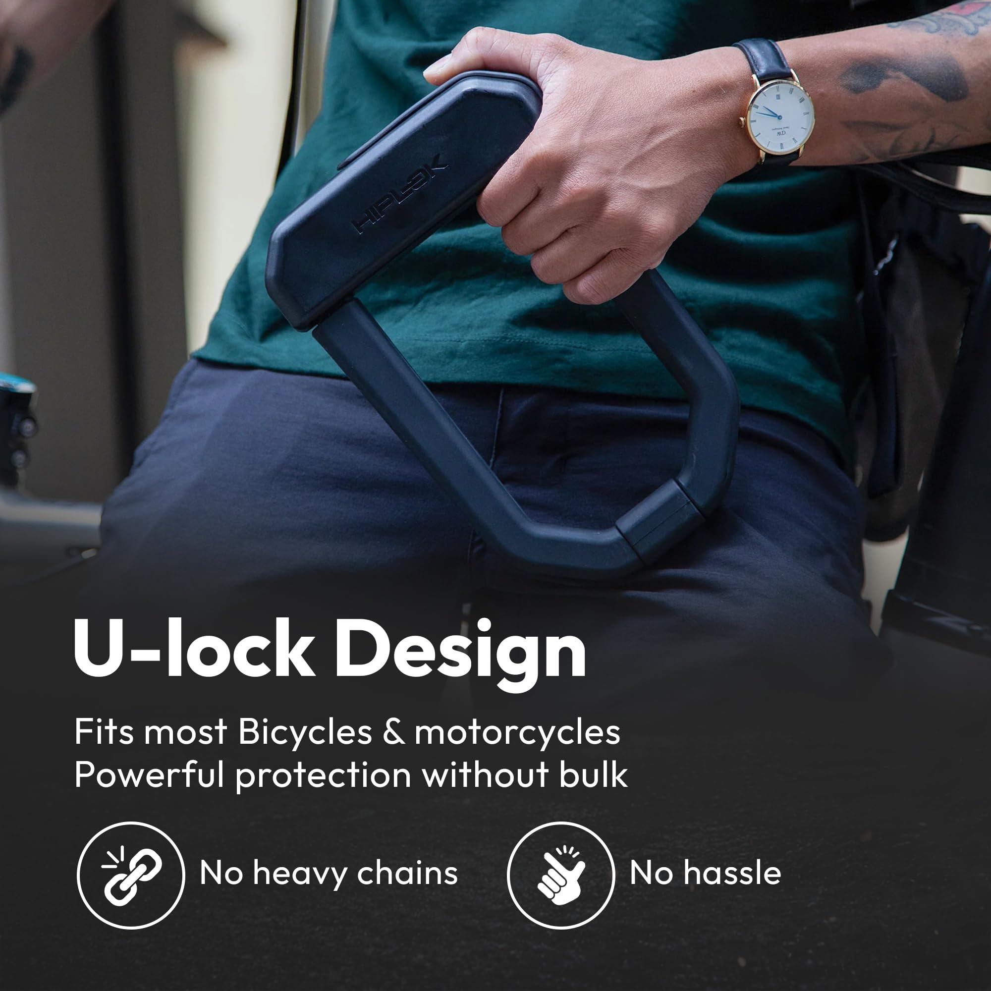 Anti Angle Grinder Bicycle U Lock