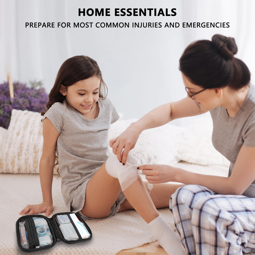 120 Piece Waterproof Mini First Aid Kit for Travel Camping Car and Home