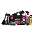 Complete Bicycle Cleaning Kit with Cleaner Protectant Brushes and Lubricant