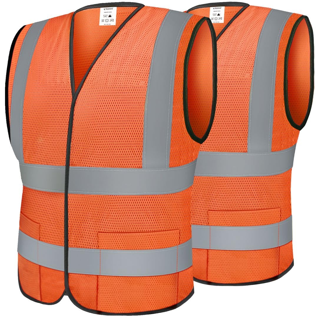 High Visibility Reflective Safety Vest for Men and Women ANSI Class 2