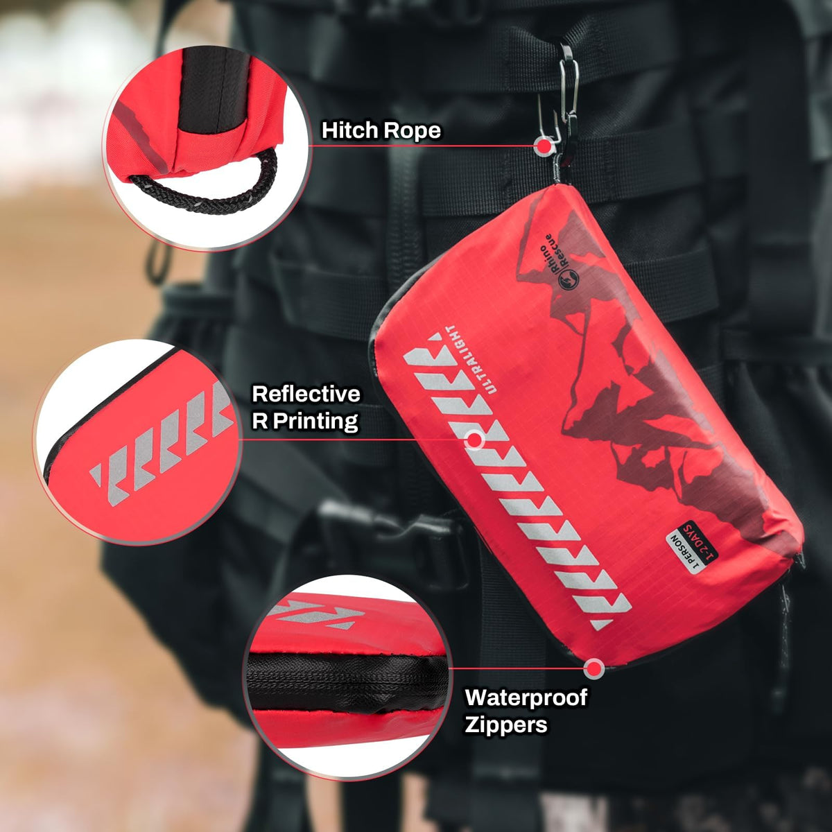 Ultralight Waterproof First Aid Kit for Hiking Cycling and Travel