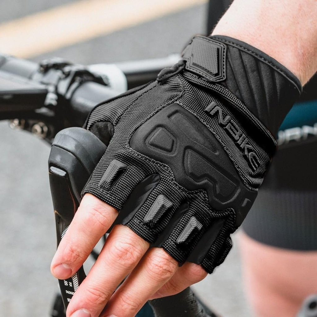 Breathable Fingerless Cycling Gloves for Road and Mountain Biking