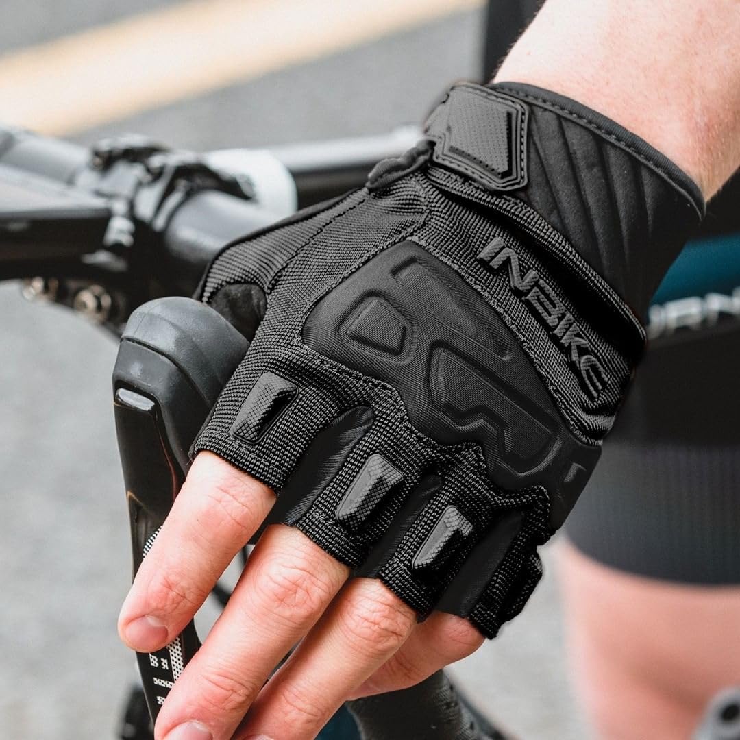 Breathable Fingerless Cycling Gloves for Road and Mountain Biking