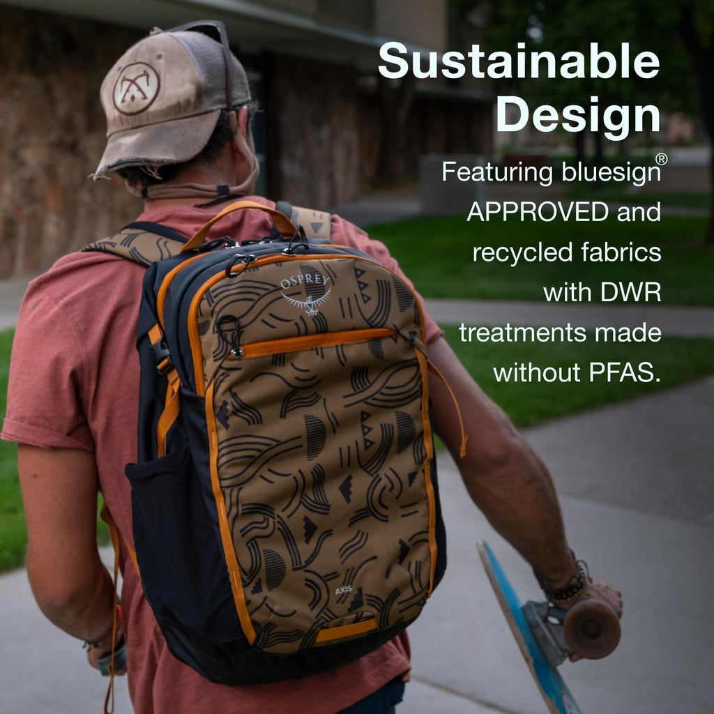 Everyday Laptop Backpack with Bottle Pockets and Compression Straps
