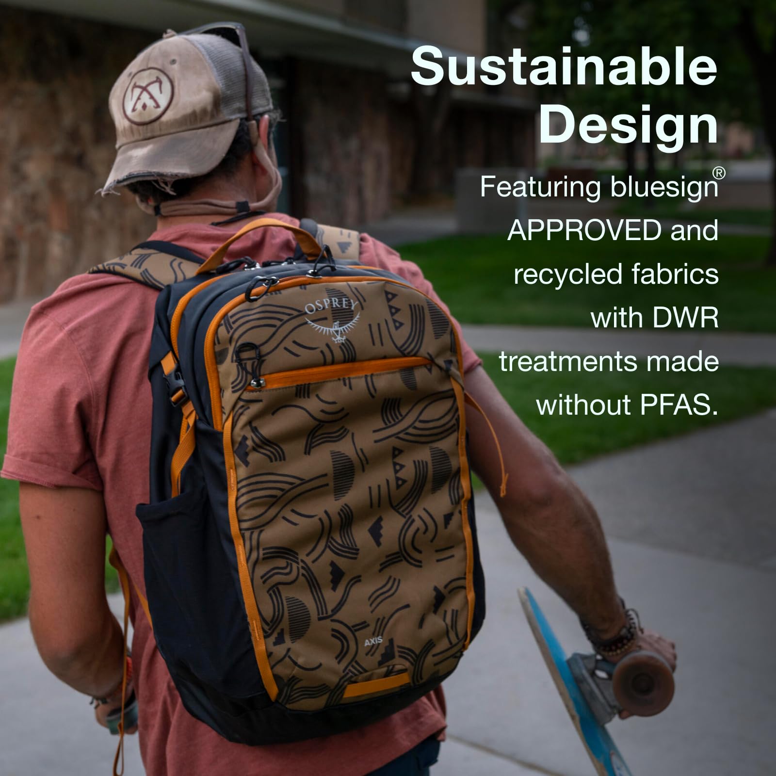 Everyday Laptop Backpack with Bottle Pockets and Compression Straps