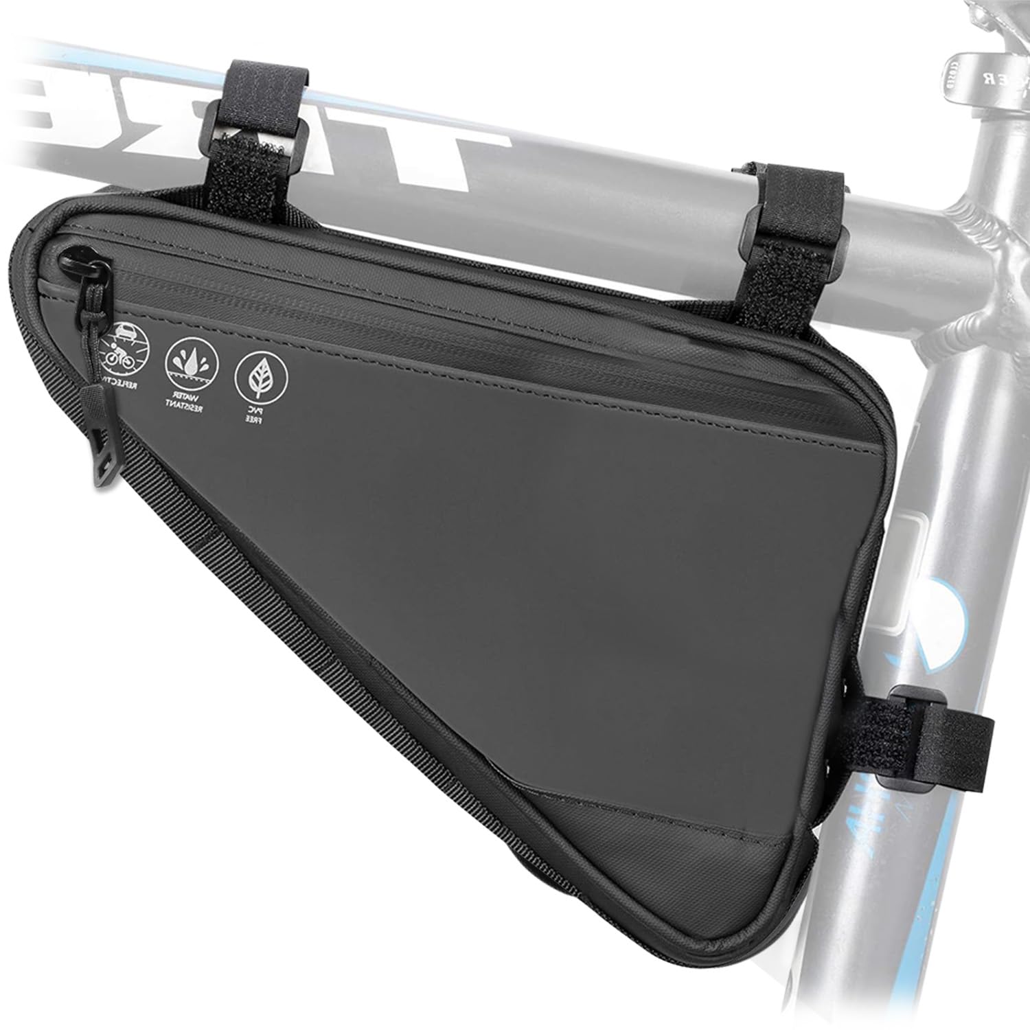 2L Water Resistant Reflective Bike Frame Storage Bag