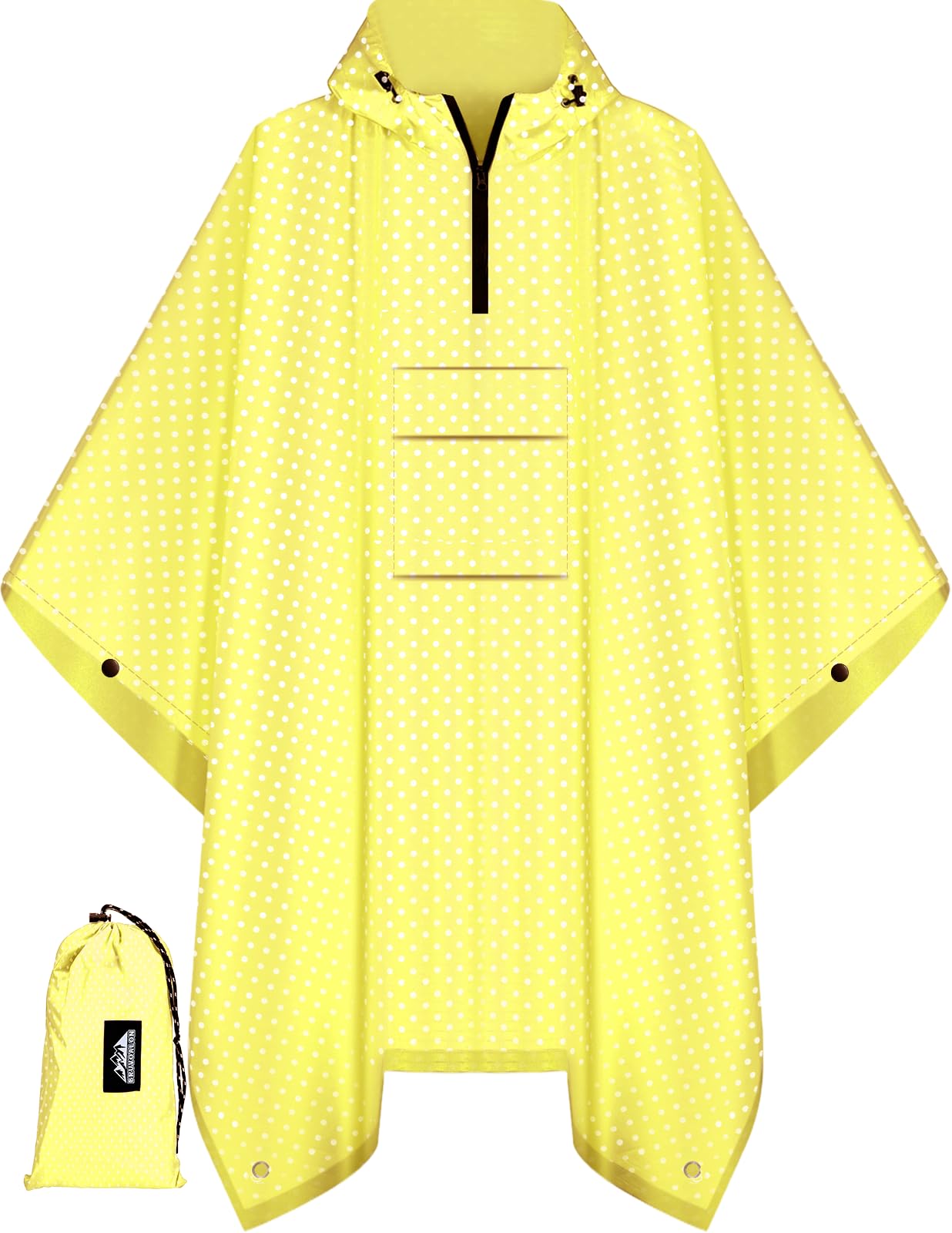 Waterproof 3 in 1 Rain Poncho and Ground Mat for Adults and Youth