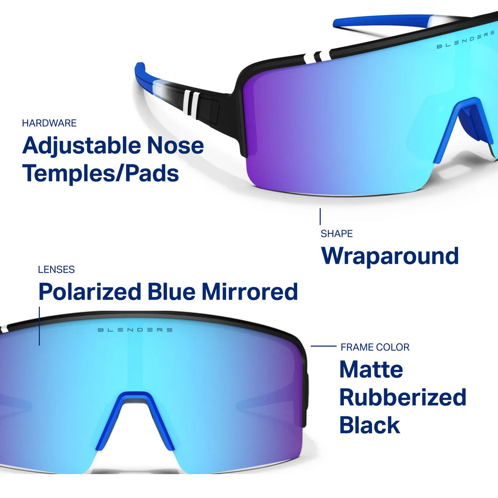 Polarized Wraparound Sunglasses with UV Protection for Men and Women