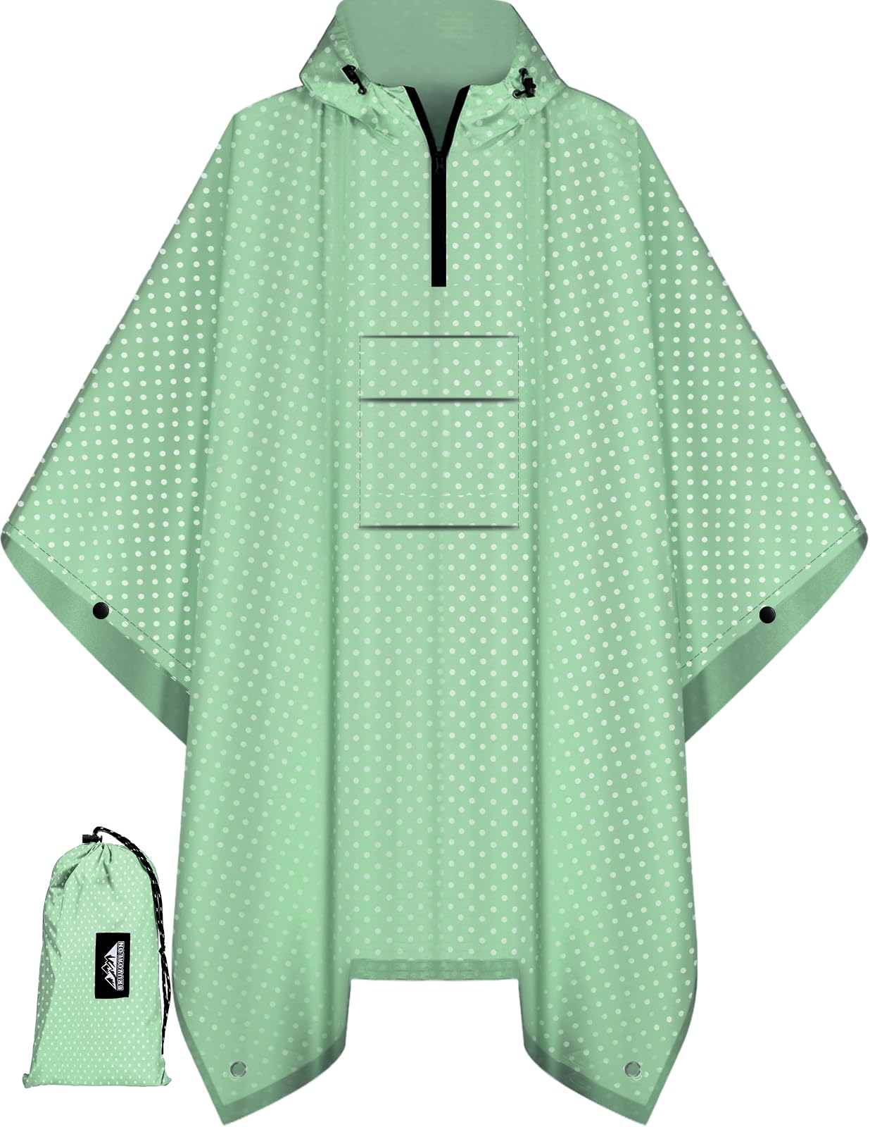 Waterproof 3 in 1 Rain Poncho and Ground Mat for Adults and Youth